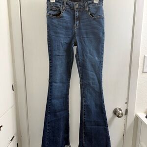 Lucky & Blessed flare jeans, size 6, inseam 32”